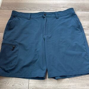 Magellan fish gear water repellent shorts - blue
